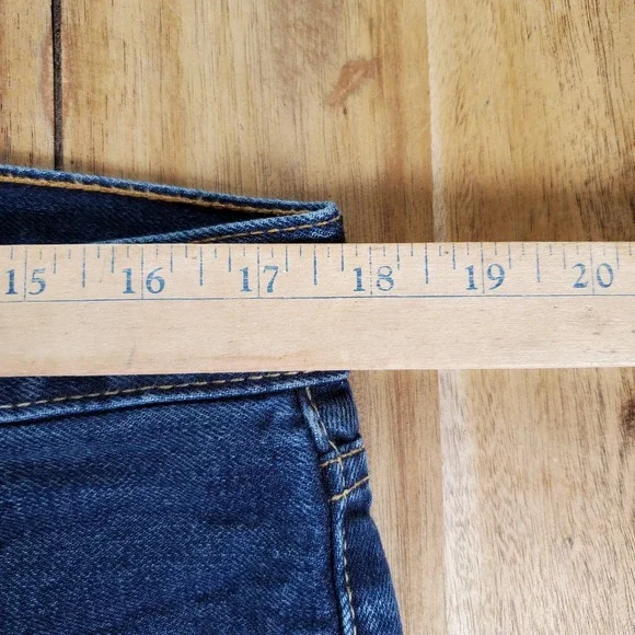 Levis for Brooks Brothers Mens Jeans 35x32 Made in USA Dark Wash Bootcut